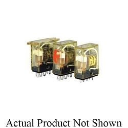 IDEC RH1B-ULAC120V RH Series Compact Power Relay With Indicator LED, 10 A, 1 Form C SPDT Contact, 120 VAC V Coil