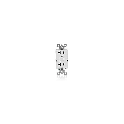 SmartlockPro® WR899-W Weather-Resistant GFCI Receptacle, 125 VAC, 20 A, 2 Poles, 3 Wires, White