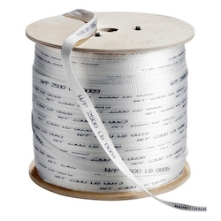 MORRIS 31906 Conduit Pulling Slick Tape, 1250 lb Tensile Strength, 3000 ft L x 1/2 in W, Polyester
