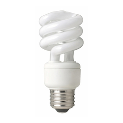 TCP® SpringLamp™ 80101450 Compact Fluorescent Lamp, 14 W, E26 Medium CFL Lamp, Spring/Spiral Shape, 850 Lumens