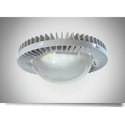Dialight DuroSite® LBW1C1D Circular Wide Beam Standard Low Bay Fixture,) LED Lamp, 80 W Fixture, 100 to 277 VAC, Polyester/Epoxy Primer Housing