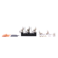 GE THMC3363 Fuse Kit, 600 V AC, 100 A, For Use With QMR/QMW Series Heavy Duty Disconnect Safety Switch