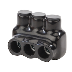 NSI Polaris™ IPL1/0-3 IPL Single Sided Entry Insulated Multi-Tap Connector, 14 to 1/0 AWG Aluminum/Copper Conductor, Plastisol
