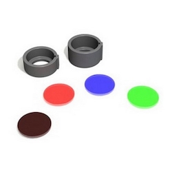 Banner Engineering FLTMB Filter Kit, For Use With iVu Series TG Image Sensor, Blue