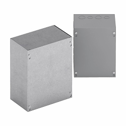 B-Line 10104 SC Electrical Enclosure With Knockout, 10 in W x 4 in D, Screw Cover, NEMA 1/IP30 NEMA Rating, Steel