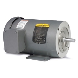 Baldor-Reliance CM3542 Type 3420M Continuous Duty AC Motor, TEFC Enclosure, 3/4 hp, 208/230/460 V AC, 60 Hz, 3 ph Phase, 56C Frame, 1725 rpm Speed, C-Face/Foot Rigid/F1 Mount