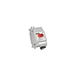 Leviton® 530MI5W Series II Non-Fused North American Configuration Watertight Mechanical Interlock, 347/600 VAC, 30 A, 4 Poles, 5 Wires