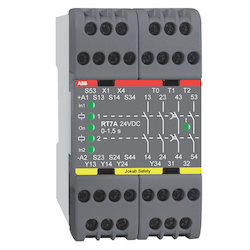 ABB 2TLA010028R2000 RT7 Safety Relay, 2NO-1NC 2 Form A/1 Form B Contact, 24 VDC V Coil
