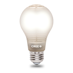 Cree Lighting® A19P-40W-27K-B1 Dimmable LED Lamp, 6 W, E26 Screw LED Lamp, A19 Shape, 460 Lumens