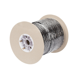 NSI SRPE-3750 Spiral Wrap, 0.393 in Dia x 100 ft L x 0.052 in THK, Polyethylene, Black