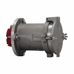 EATON AR2042 Heavy Duty Receptacle Housing With Spring Door, 600 VAC/250 VDC, 200 A, 4 Poles, 3 Wires, Copper-Free Aluminum