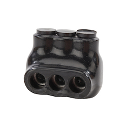 NSI Polaris™ IPL4-3 IPL Single Sided Entry Insulated Multi-Tap Connector, 14 to 4 AWG Aluminum/Copper Conductor, Plastisol