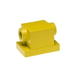 Woodhead® 453CR Corrosion-Resistant Industrial Duty Permanent FD Outlet Box, Polybutylene Terephthalate, 17.3 cu-in Capacity, 2 Knockouts