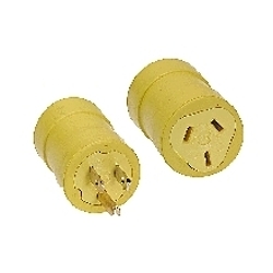 Woodhead® Super-Safeway™ 1706 130151 Male Plug Adapter, 125 V AC, 15 A
