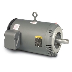 Baldor-Reliance VM3158T C-Face Continuous Duty AC Motor, Open Enclosure, 3 hp, 208/230/460 VAC, 60 Hz, 3 Phase, 145 Frame, 3450 rpm Speed, F-1 Mount