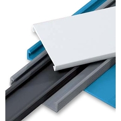 Ty-Duct® TYD1CPW6 Wiring Duct Cover, 6 ft L x 1 in W, PVC, White