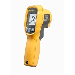 Fluke® FLUKE-62-MAX Mini Infrared Thermometer, 32 to 122 deg F, +/-1.5 deg C or +/-1.5% of Reading, Whichever is Greater, -10 to 0 deg C: +/-2.0, -30 to -10 deg C: +/-3.0 Accuracy, 10:1 Focus Spot, 0.1 to 1, AA Battery