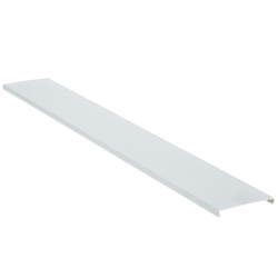Panduit® Panduct® C3WH6 C Series Wiring Duct Cover, 6 ft L x 3-1/4 in W x 0.37 in H, PVC, White