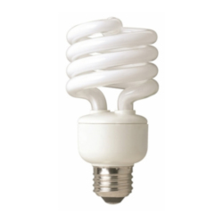 TCP® SpringLamp® 80102350 Compact Fluorescent Lamp, 23 W, E26 Lamp, Spring/Spiral Shape, 1500 Lumens
