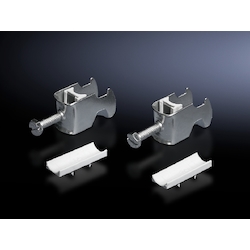 Rittal 7097340 Cable Clamp, For Use With 26 to 30 mm Dia Cable, C-Rail, Sheet Steel