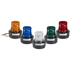 Federal Signal AV1ST-120R Audio/Visual Combination Signal Economical Combination Strobe Sounder, 120 VAC, Strobe Tube Lamp, 85 dB Sound, Indoor/Outdoor, Surface Mount, Red Lens, CE Certified|cUL Listed|UL Listed