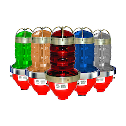 Vigilant® 8601R01001 860 Low Intensity Single Unit Obstruction Lighting Fixture, 120 VAC, LED Lamp, 5.79 in Dia, Red Lens
