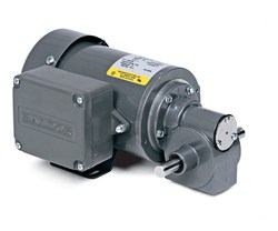 Baldor-Reliance GM3329 Continuous-Duty Worm Right Angle Gear Motor, 208/230/460 VAC, 0.16 hp, 15:1 Gear Ratio, 230 rpm Max, 27 in-lb Torque