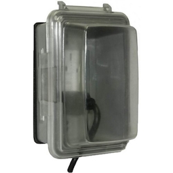 MORRIS 38900 While-In-Use Cover, 5.6 in L x 3.85 in W x 3.2 in D, Receptacle Cover, Polycarbonate