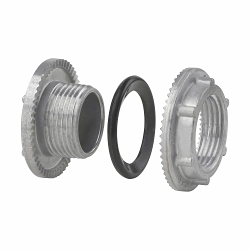 EATON Crouse-Hinds Myers™ STC 1 Threaded Cap-Off, 1/2 in, For Use With Rigid/IMC Conduit, Die Cast Zinc, Natural