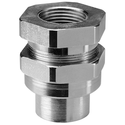 T&B® Industrial Fitting OCAL-BLUE® UNF-505-TB 3-Piece Coupling Female Conduit Union, 1-1/2 in, Steel, Electro Galvanized