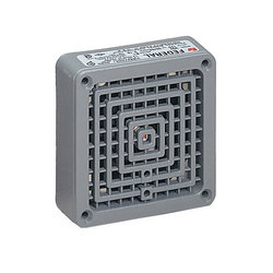 Federal Signal Vibratone® 350-120-30 Compact Heavy-Duty Electronic Horn, 120 VAC, 0.18 A, 100 dB Sound, Indoor/Outdoor, Surface Mount, Gray, ARRA Compliant|BAA Compliant|CSA Certified|cUL Listed|FM Approved|UL Listed