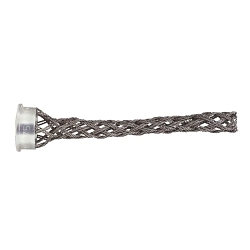 T&B® WMG-PC3 Wire Mesh Cord Grip, 3/8 to 1/2 in Cable, For Use With S, SO, SV, ST, STD, SJ, SJO, SJT, SJTO and SVD Portable Cord, Aluminum/Stainless Steel