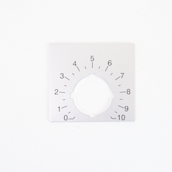 ABB SK-615-562-88 Legend Plate, 44.5 mm H x 48.5 mm W, Aluminum