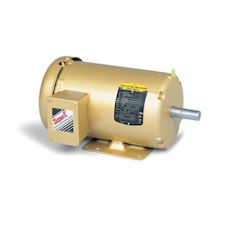 Baldor-Reliance Super-E® EM3615T Type 3642M Continuous Duty AC Motor, TEFC Enclosure, 5 hp, 208/230/460 VAC, 60 Hz, 3 Phase, 184T Frame, 1750 rpm Speed, F1/Foot Rigid Mount