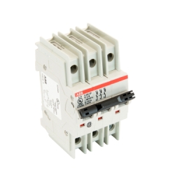 ABB S203UP-K2 S200 Miniature Circuit Breaker, 277/480 V AC, 2 A, 10 kA Interrupt, 3 Poles, Thermal Magnetic Trip