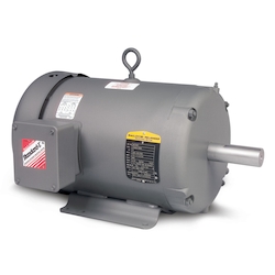 Baldor-Reliance M3542 Type 3420M Continuous Duty AC Motor, TEFC Enclosure, 3/4 hp, 208/230/460 V AC, 60 Hz, 3 Phase, 56 Frame, 1725 rpm Speed, F1/Foot Rigid Mount