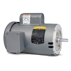 Baldor-Reliance VL1304 C-Face Continuous Duty AC Motor, Open Enclosure, 1/2 hp, 115/230 VAC, 60 Hz, 1 Phase, 56 Frame, 1725 rpm Speed, F-1 Mounting