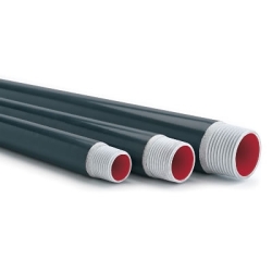 Robroy RedH2OT® PRHCONDUIT-1/2 Threaded Rigid Metal Conduit, 1/2 in Trade, 0.632 in ID x 0.92 in OD, 10 ft L, Steel