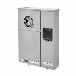 B-Line U224 MTB 1-Position 2-Pole Self Contained Meter Main Breaker With Safety Socket Bypass, 120/240 V AC, 200 A, 1 Phase, NEMA 3R Enclosure