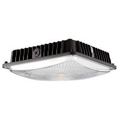 MORRIS 71603B 2nd Generation UltraThin Canopy Light, 120/208/240/277 V AC, Bronze Powder Coated Housing