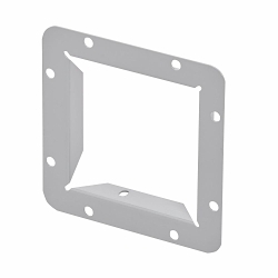 B-Line 1212 GF Wireway End Flange, 12 in W x 12 in H, For Use With NEMA 1/IP30 Screw Cover Lay-In Wireway, Steel, Gray