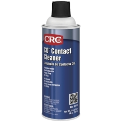 CRC® 02016 CO® Non-Flammable Contact Cleaner, 16 oz Aerosol Can, Faint Sweetish Odor/Scent, Clear, Volatile Liquid Form