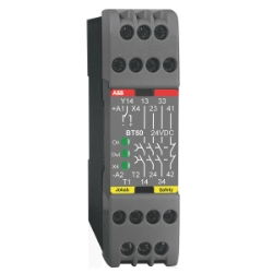 ABB 2TLA010033R0000 Safety Relay, 3NO-1NC 3 Form A/1 Form B Contact, 24 VDC V Coil