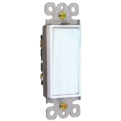 MORRIS 82051 Residential Grade Decorative Switch, 120/277 V AC, 15 A