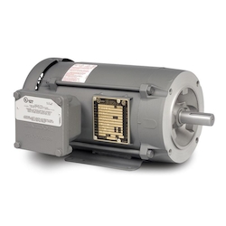Baldor-Reliance CEM7042T Continuous Duty Type 3632M AC Motor, XPFC Enclosure, 2/3 hp, 190/208/230/380/460 V AC, 50/60 Hz, 3 ph, 182TC Frame, 1760/1460 rpm Speed, C-Face/Rigid Base Mount