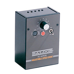 Baldor-Reliance BC140 Dual Voltage Enclosed SCR Control DC Drive, 115/230 VAC Input/90/180 VDC Armature, 16 A Input AC/12 A Output DC, 1/100 to 2 hp, 50:1, 50/100/200 VDC
