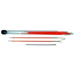 MORRIS 52237 Fish Stick, 11 ft L, 0.2 in Dia Pole, Fiberglass