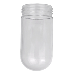 Red Dot® VGL-01 Threaded Landscape Glass Globe, For Use With Colored Globes as Warning, Caution and Directional Lights, 100 W Fixture Wattage, Glass, Clear