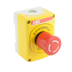 ABB P1-ES Modular 1-Seat Enclosure, 1 Outlets, Plastic
