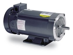 Baldor-Reliance CDP3330 C-Face Continuous Duty Fractional DC Motor With Base, 3 ft-lb Torque, 0.5 hp Power Rating, 90 VDC, 4.8 A, 56C Frame, 1750 rpm Speed